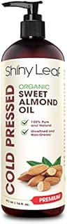 Sponsored Ad - Organic Sweet Almond Oil for Hair and Skin, 100% Pure and Cold-Pressed, Hexane-Free, Lightweight, Non-Greas...
