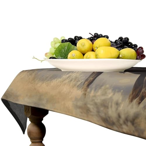 Nappe imperméable et infroissable en polyester pour protéger la table de cuisine - 7