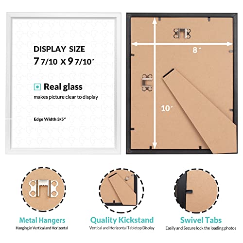 Lavie Home 8X10 Picture Frames (6 Pack, White) Simple Designed Photo Frames For Wall Mount Display, Set Of 6 Classic Collection #TOP2