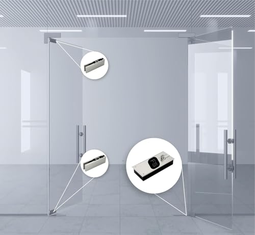 Image of YDT ECO Floor Spring Stainless Steel Extra Heavy Duty Door Spring /Commercial Door Closer for Glass, ALUMIMINUM,Wood Door -Size:- 150 Kg, MAX Door Dimension 8FEETX4FEET