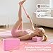 Pilates Kit for Women, Home Pilates Equipment Set with Pilates Ring and 2 Ball, 5 Resistance Bands, Yoga Block,Full Body Core & Flexibility Training,14-in-1 Portable Durable At Home Pilates Kit(Pink）