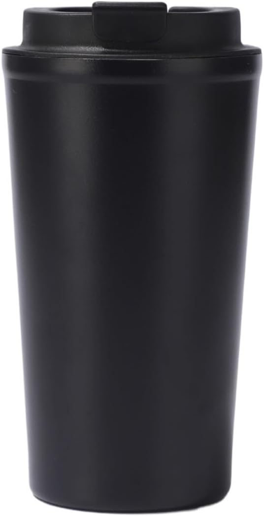 500ML 304Stainless steel coffee vacuum bottle insulated water cup keep hot＆cold juice drink leak proof(Light purple)