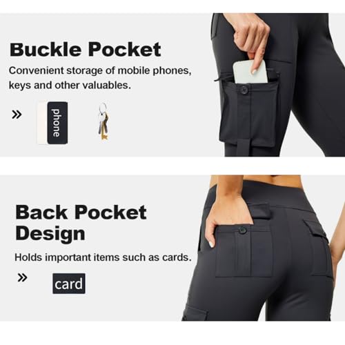 Cotton Cargo Pants Women High Waist Pant Wide Leg Joggers Cargo Gym Yoga Sweatpants Y2k Pant with Pockets Streetwear4