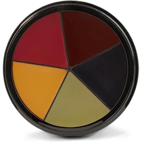 Mehron 5-Color Bruise Wheel for Special Effects Makeup Cover