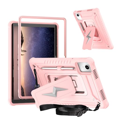 Coque Lenovo Tab M11 or rose idéale pour le transport des enfants