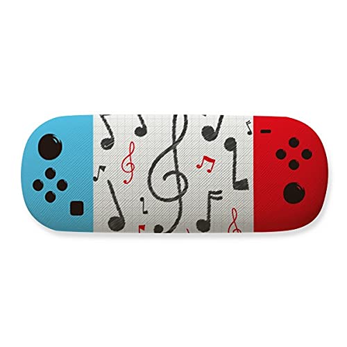 Étui de rangement pour lunettes avec motif coloré artistique et solide