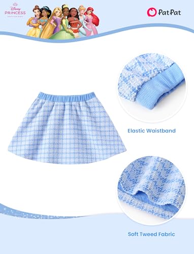 Image of Disney Frozen Elsa Minnie Princess Toddler Girl 2pcs Outfit Skirt Set 2-9Y