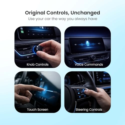 Image of ORCA Cube Wireless CarPlay & Android Auto Adapter - Convert Wired to Wireless, WiFi 6 + Bluetooth 5.4, Fast Auto Reconnect, USB A & Type C Support, Plug & Play for iPhone & Android