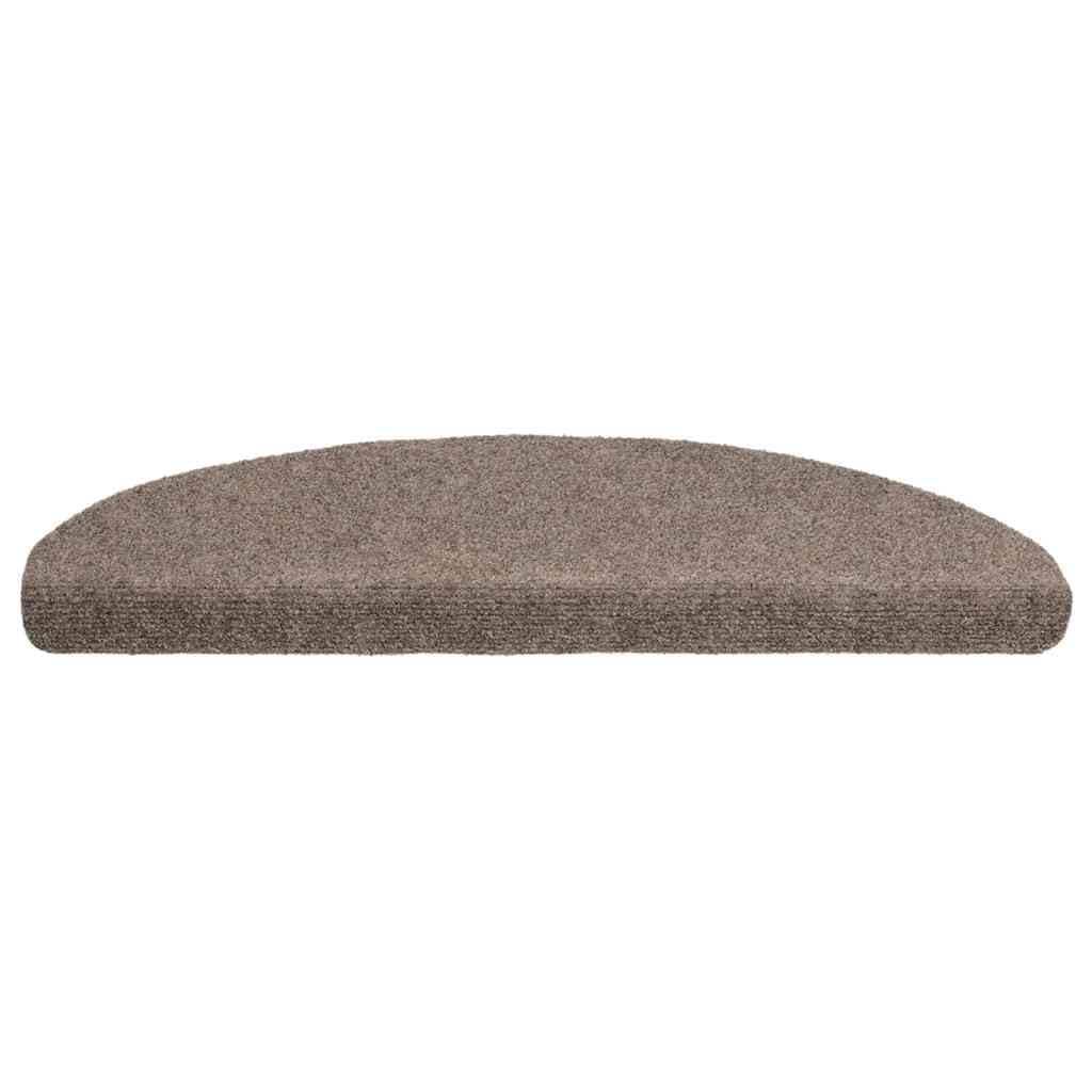 Samoprzylepna mata schodowa 10 sztuk 65 x 21 x 4 cm beżowa