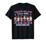 Caring For Cutest Firecrackers Mother Baby Unit 4th Of July T-Shirt