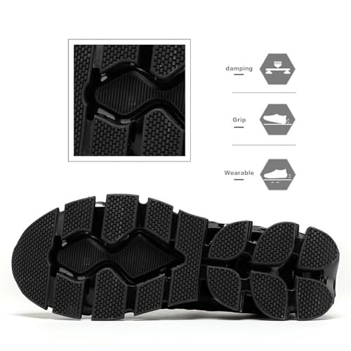 Image of Mens Running Shoes Mesh Breathable Trail Runners Fashion Sport Blade Walking Tennis Sneakers