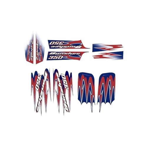 Collants de carénage pour Banshee 350 (2010) : kit autocollants de protection complet pour moto