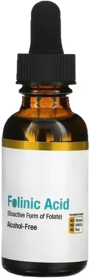ZQHZSMKD Folinic | Acid | Leucovorin Drops | Normal Speech & Language Development- Potent Anti Aging Anti Wrinkle