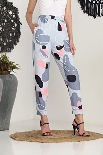 Image of GRECIILOOKS Trousers for Women | Women Trousers | Women's High-Waisted Pant | Women Trousers Pants | Regular Fit Korean Trousers for Women