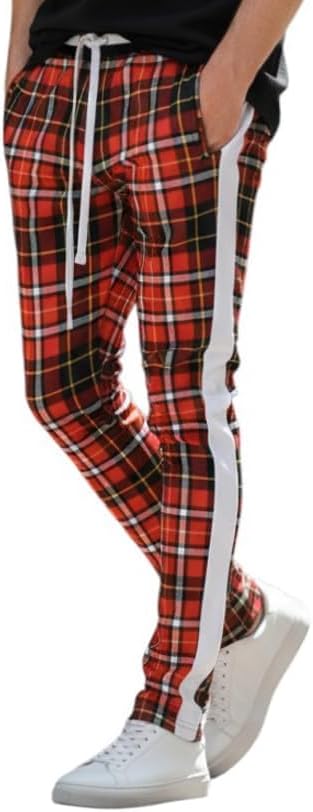 SCREENSHOT Mens Soft Slim Fit Stretch Track Pants - Image 2