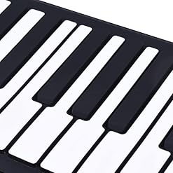 Sasuori Piano électronique Hand Up Piano Silicon 88 Clés main Piano USB électronique clavier intégré Li-ion rechargeable… – Image 5