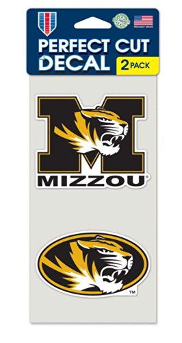 WinCraft Missouri Tigers Set of 2 Die Cut Decals