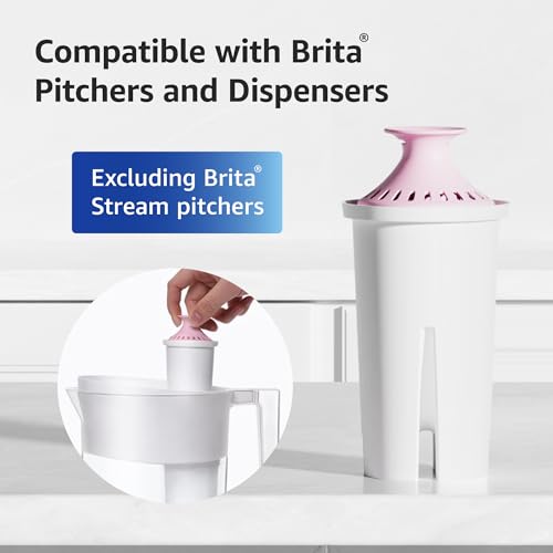 Image of Overbest Magnesium Water Filter Replacement for Brita Filter, 6 Pack