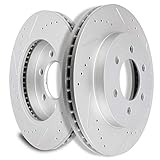 SCITOO Brakes Rotors 2pcs Front Discs Brakes Kit fit 2004 2005 2006 2007 2008 for Ford F-150,2006 2007 2008 for Lincoln Mark LT,4WD