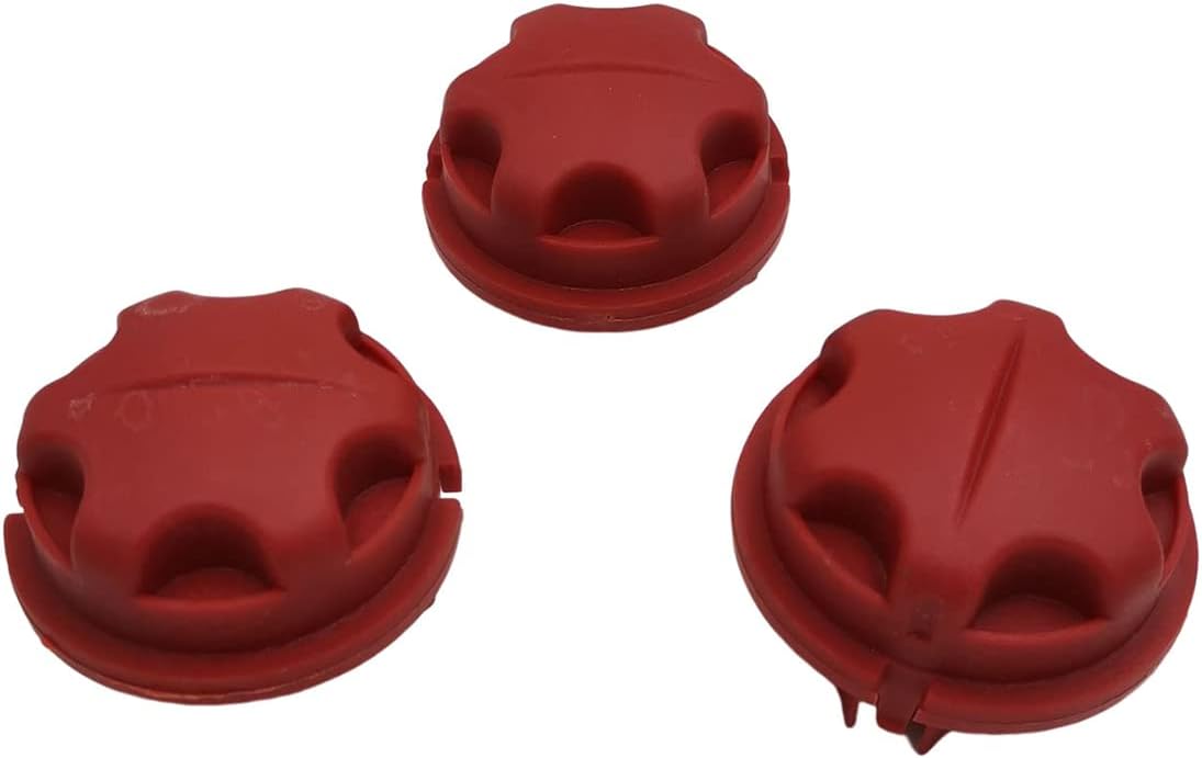 CATHMINE 3Pcs String Trimmer Red Bump Knobs for Homelite