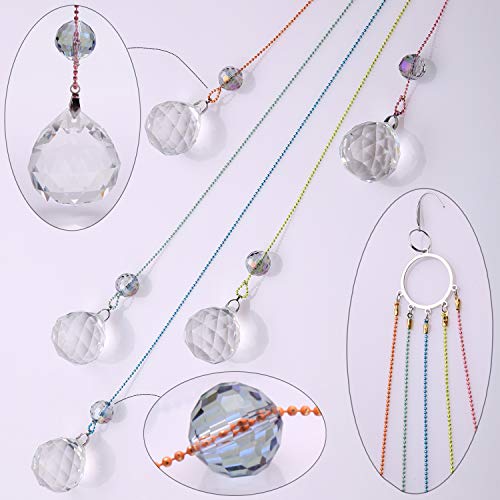 Pedobo B07Q8FHKC6 Crystals Ball Prisms Suncatcher Hanging Ornament Rainbow Maker For Home,Garden Decoration thumb #1
