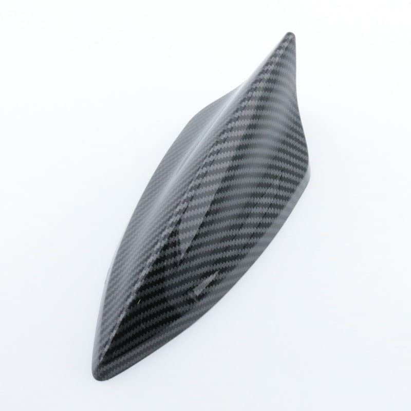 Antenna a Fin 5D Antenna Speciale Auto Auto Auto Aerial Aerial Signal Piano Piano Vernice Adatto for la maggior parte dei modelli di auto (Color : Carbon)