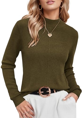 Arach&Cloz Womens Fall 2025 Sweater Tops Business Casual Outfits Work