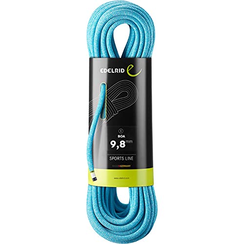 EDELRID Boa 9.8mm Dynamic Climbing Rope - Blue 60m