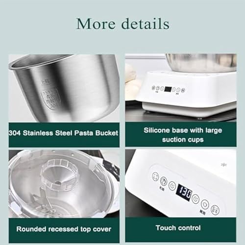 Machine à pâtes en acier inoxydable 304 de 5l durable et précise - 7