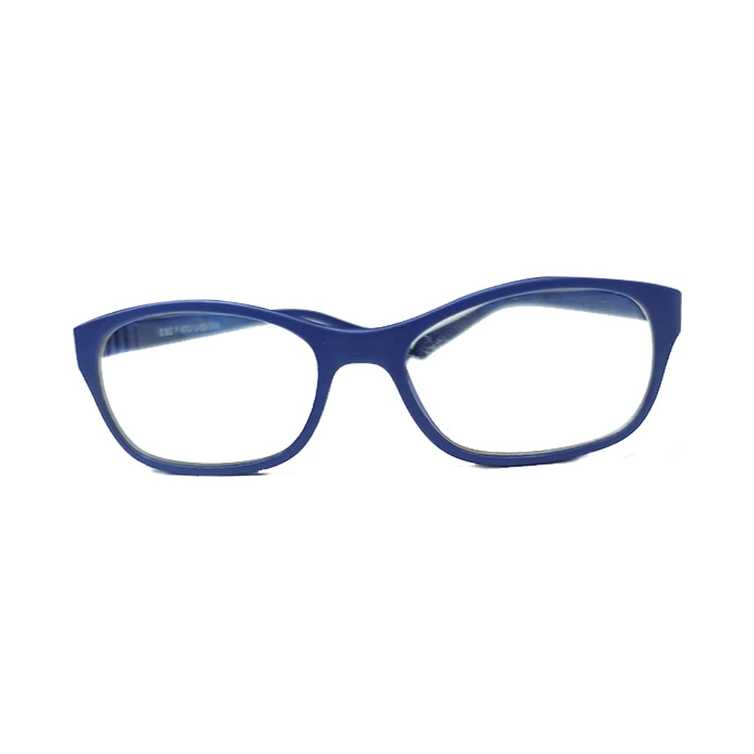 Megastar Blue Light Blocking, Anti Eyestrain, Uv400 Protector Eye Glasses For Boys And Girls With Bands- Perfect For Age From 2 To 5 Years 41 X 45 X 45 Dark Blue, Dark Blue, 41 x 45 x 45