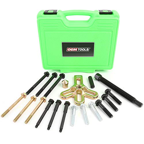 OEMTOOLS 37187 Harmonic Balancer Puller Kit Removes Harmonic Balancers Dampers Puller Tool for Use with GM 3300 & 3800 V6 Engines Includes Metric and SAE Bolts