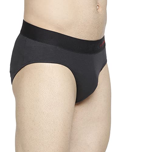 Image of Underjeans Men's Cotton Blend Regular Fit Printed Brief