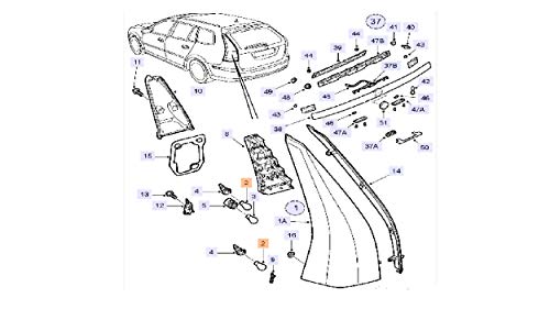 Saab Original 9-3 Taillight Bulb 93190466