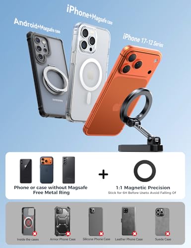 JOYROOM Magnetic Phone Holder w/ 360° Rotatable Arm - image 8