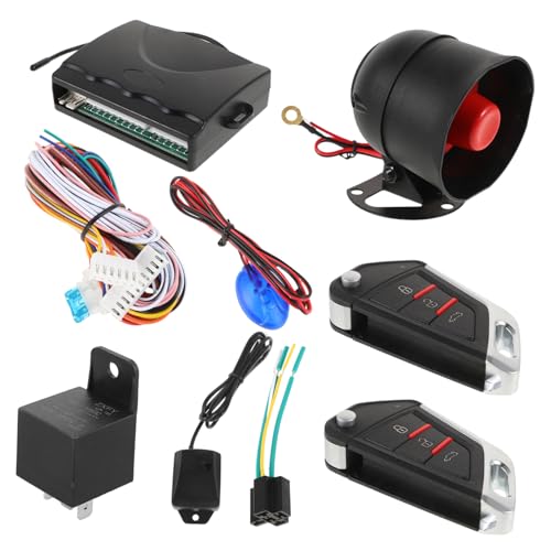 Cabilock Keyless Entry Car Kit Car Security System Remote Start Anti-Theft Alarm Easy Install Universal Fit