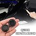 10 Pcs Black Car Rear Bumper Radar Hole Cover Plugs, Car Rear Hole Cover Plugs to Dustproof & Waterproof, 24-26mm/0.94