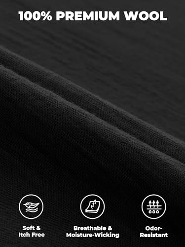 ORORO Women's 100% Wool T-Shirt, Breathable Short Sleeve Wool Base Layer for Hiking, Travel, Daily Wear3