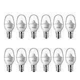 Philips 462977 LED C7 Non-Dimmable Night Light Bulb: 30-Lumen, 2700-Kelvin, 0.5-Watt (7-Watt Equivalent), E12 Base, Soft White, 12-Pack