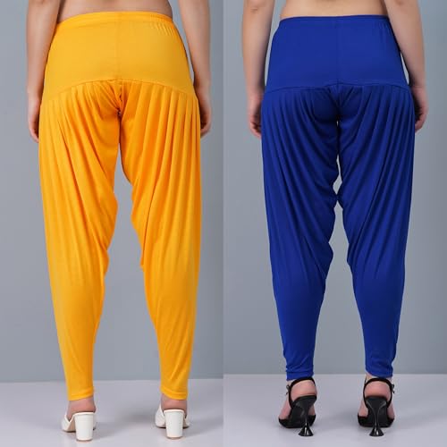 Image of Buy That Trendz Patiala Salwar for Women Relaxed Fit Viscose Patiyala Salwar Harem Bottom Pants