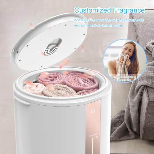 Image of Keenray Towel Warmer for Bathroom, Towel Warmer Bucket with Heating Progress Bar, Child Lock, Fragrance Disc Holder, Auto Shut-Off Towel Bucket Fits Up to Two 40 inch x 70 inch Towels, Bathrobes, Blankets