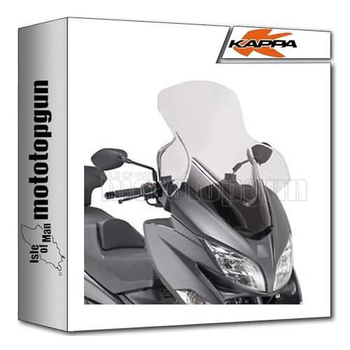 kappa kd3115st windschild clear kompatibel mit suzuki burgman 400 2017 2018 2019 2020 2021 2022 2023 mototopgun