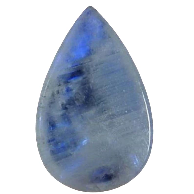 Pierre de lune naturelle arc-en-ciel 6x4mm gemme poire facettes bijoux
