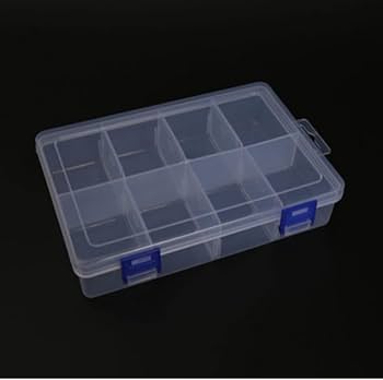 Amazon.co.jp: 収納ボックス パーツケース 8分割 ジュエリー