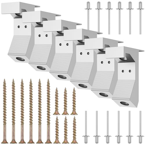 HJJWNDDNG GUANSHANG 30Pcs Squeaky Floor Repair Kit Aluminum Alloy Eliminate Floor Squeak Screws Kit Sturdy Squeaking Floor Fix Nails Floor Gap Fixer Set for 5/8inch and Thicker Floors DR
