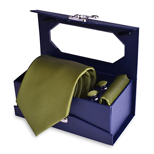 Set de corbata con caja de regalo para hombre