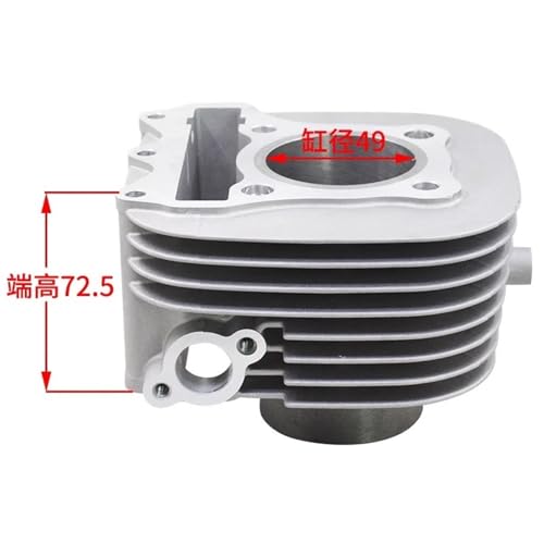Kit cylindre QS100 UZ100 100cm3 EFI moteur piston segment - 6