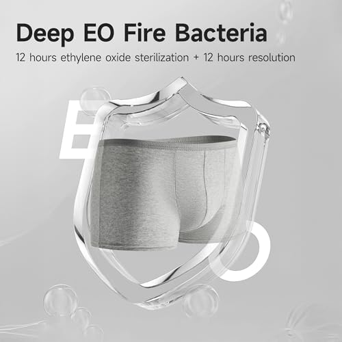 Men 100% Cotton Boxers Disposable Underwears for Travel, Fitness, Swimming, Hotel Spa & Hospital Mid Rise Briefs3