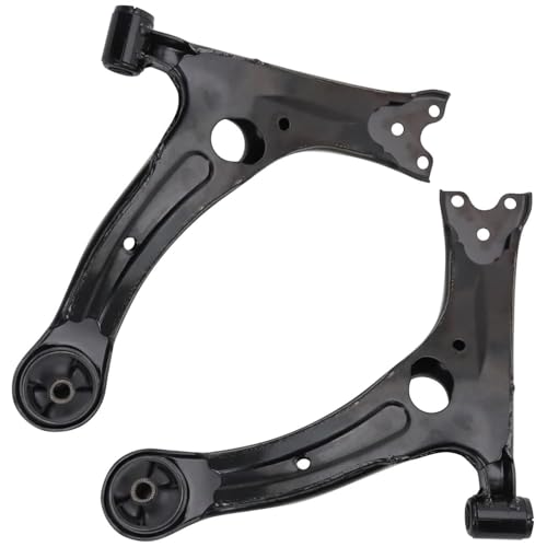 Image of Detroit Axle - 8pc Front End Suspension Kit for 2004 2005 2006 2007 2008 2009 Toyota Prius, 2 Lower Control Arms 2 Lower Ball Joints 4 Outer Inner Tie Rods Replacement
