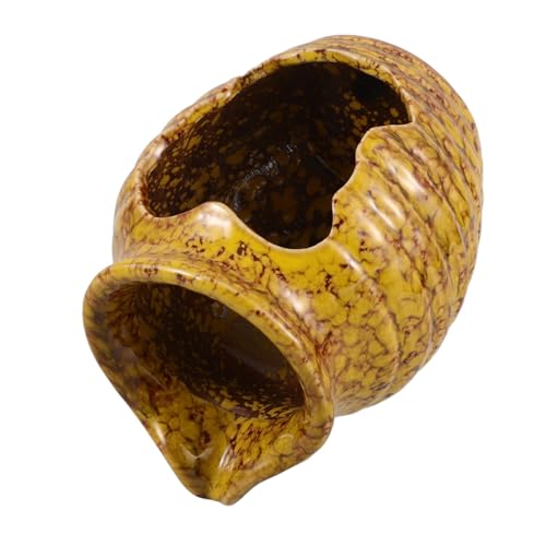 OHPHCALL Ceramic Jar Decorative Fountain Jar for Outdoor Courtyard Garden for Fish Tank