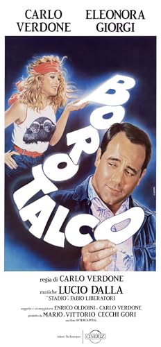 Poster Borotalco – Locandina Cinematografica 33x70 cm | Stampa Artistica su Carta Patinata | Carlo Verdone e Eleonora Giorgi | Arredo Parete o Regalo per Cinefili – SACWEBPHOTO